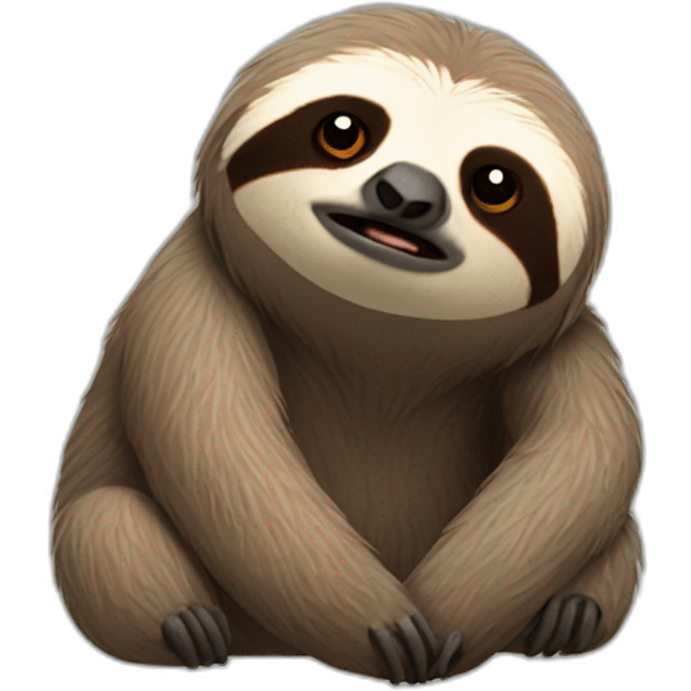 fed up sloth emoji