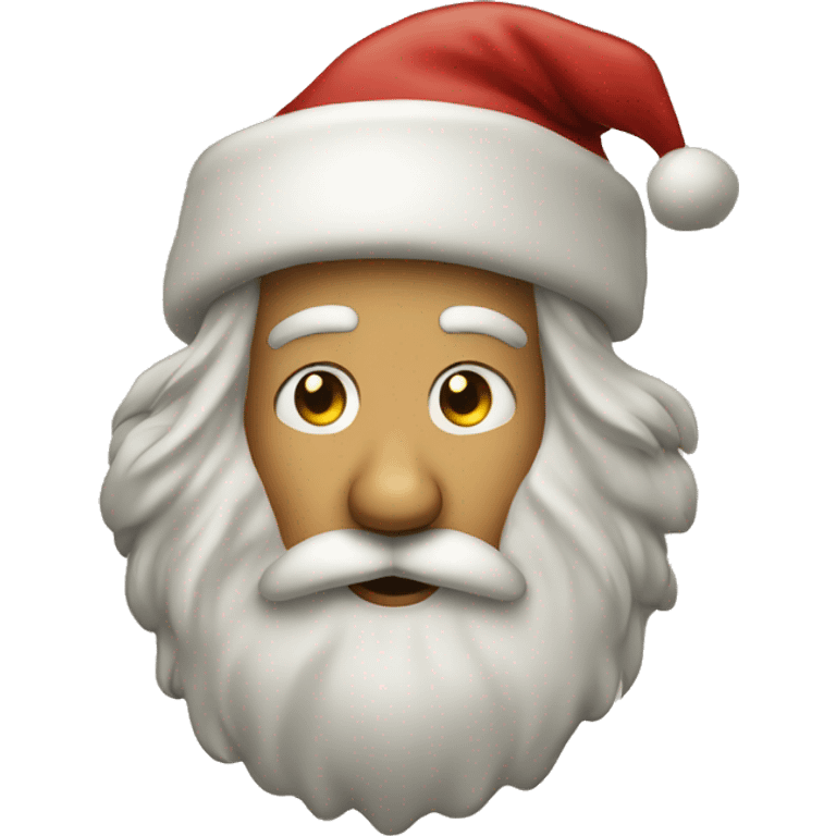 Santa counting down Christmas  emoji