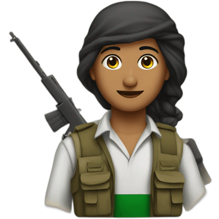 Palestinian freedom fighter emoji