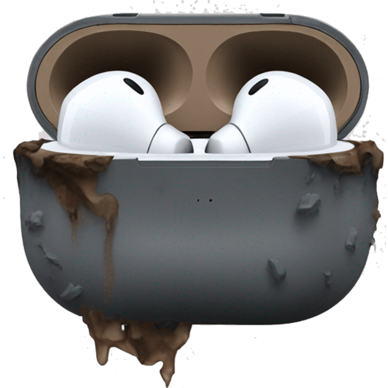 Dirty airpods emoji