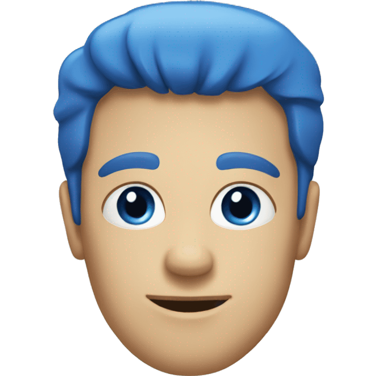 Blue mark  emoji