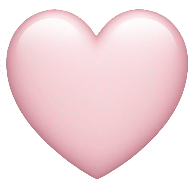 Light pink heart emoji