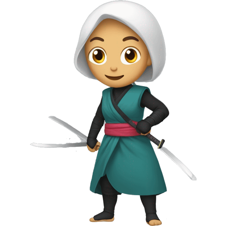 Une grande mère ninja  emoji