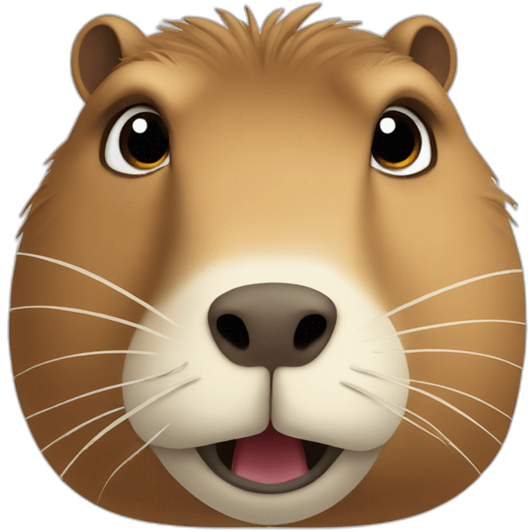 capybara face with anger emoji