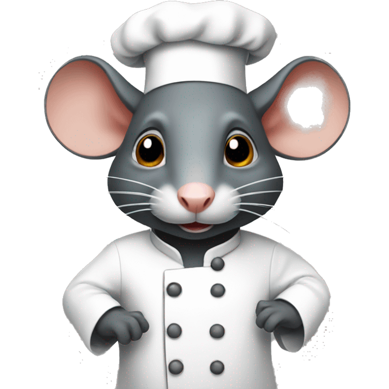 A chef rat emoji