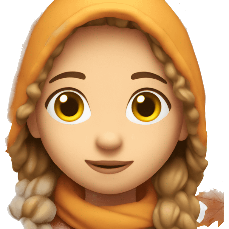 Cute autumn 3d emoji  emoji