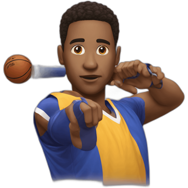 3-points shooting emoji