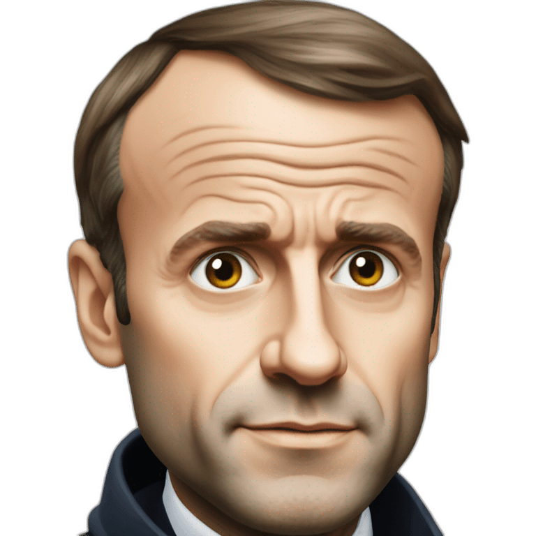 emmanuel macron amgry emoji