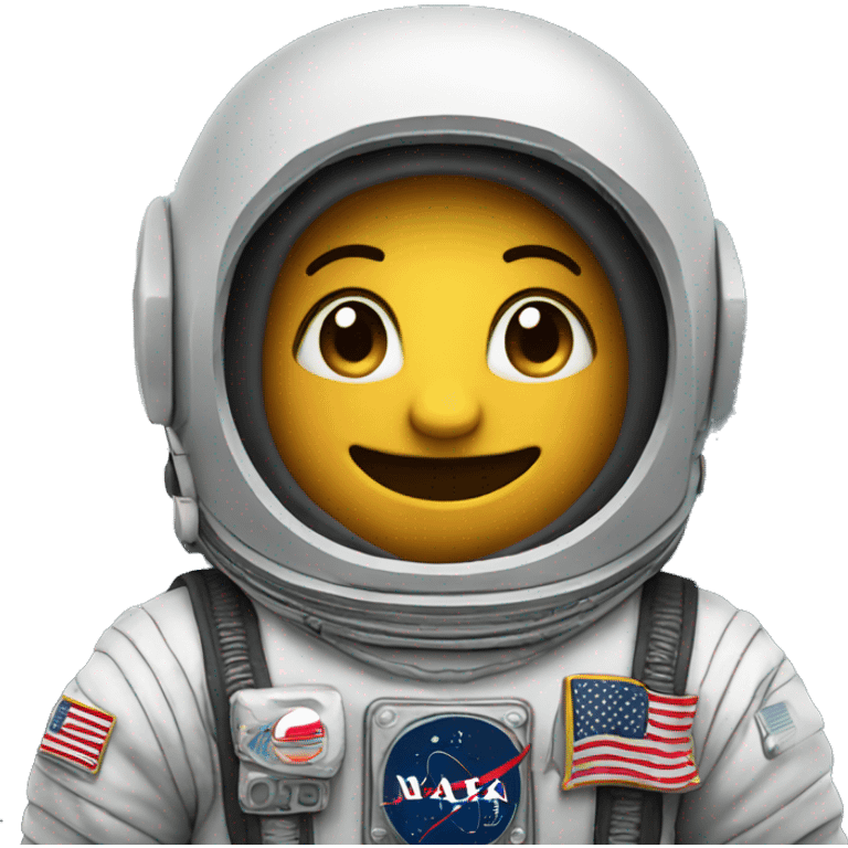 like with astronaut emoji