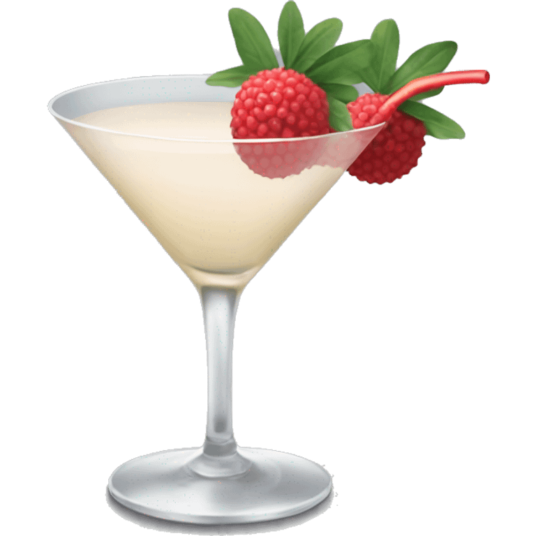 Lychee martini  emoji