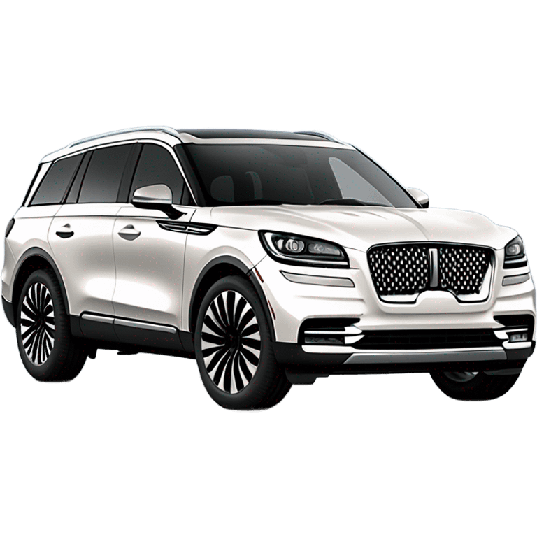 Black Lincoln aviator reserve suv emoji