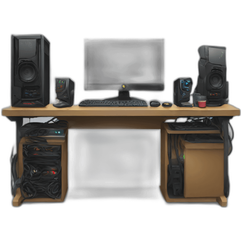 Pc gaming setup emoji