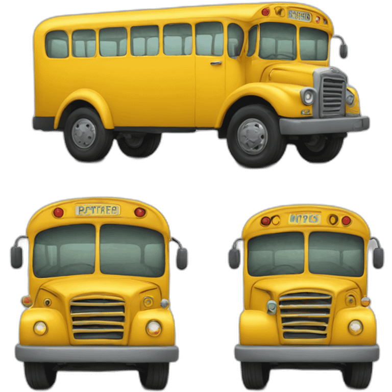 Mrs fritter cars bus emoji