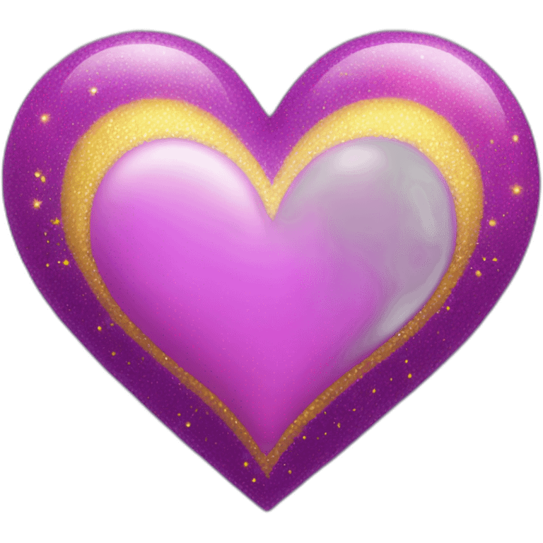 pink-and-purple-heart-with-yellow-sparkles emoji