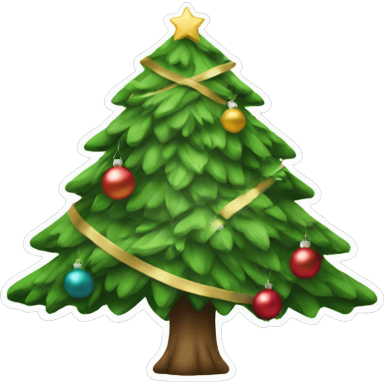 Christmas tree emoji