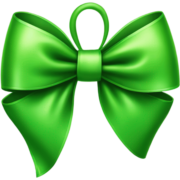 green bow emoji