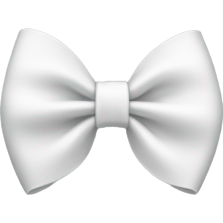 White bow emoji