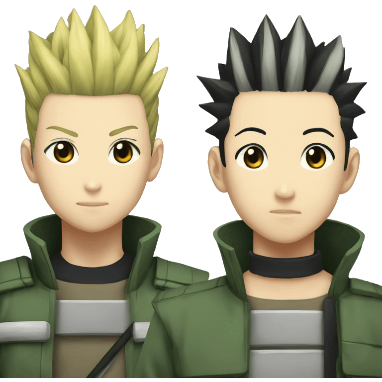 Shikamaru and kirua emoji