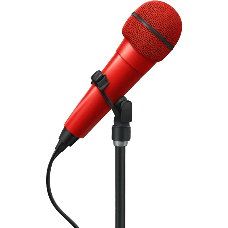 news channel redmike named Red  microphone emoji