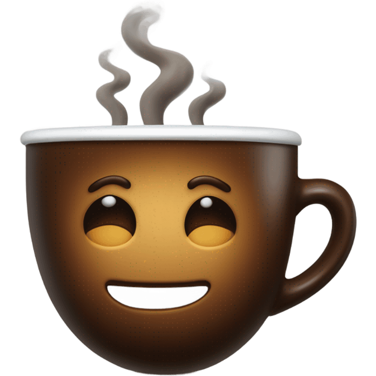 Hot coffee emoji