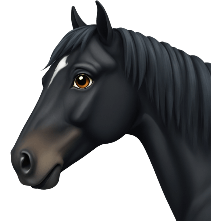 black horse emoji