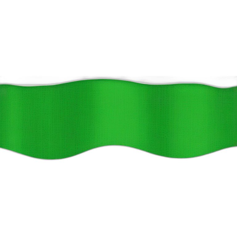 Bandera verde, blanco, verde en horizontal emoji