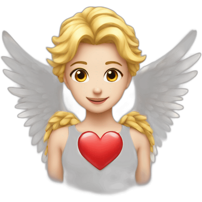 Heart، angelwings emoji