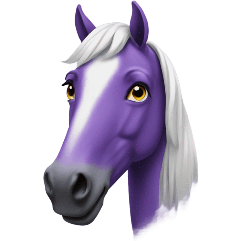 Purple horse emoji