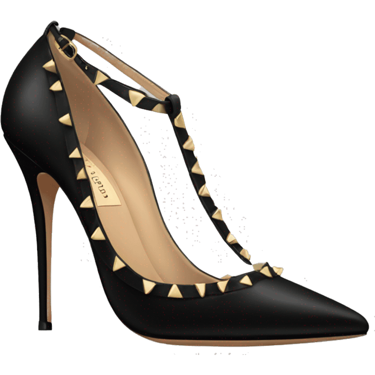 Black valentino high heels emoji