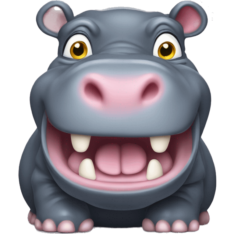 Hungry hippo emoji