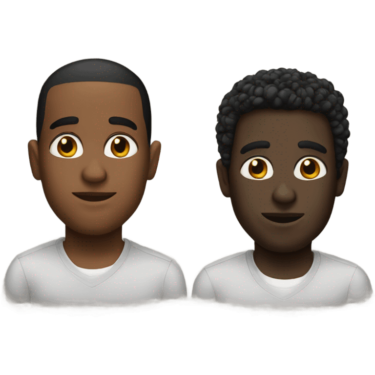 2 black guys  emoji