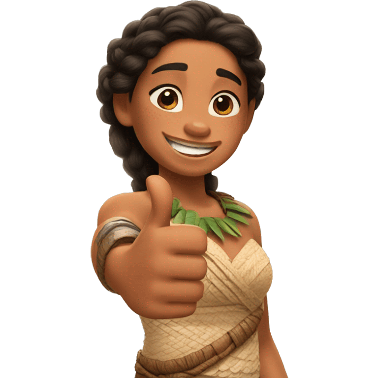 moana thumbs up emoji