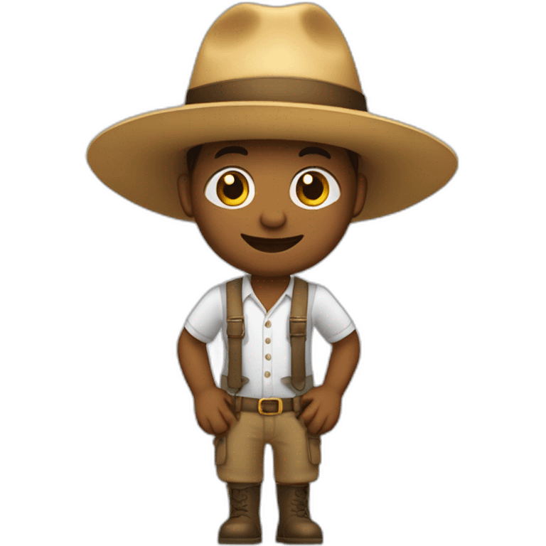 gaúcho com chapeu emoji