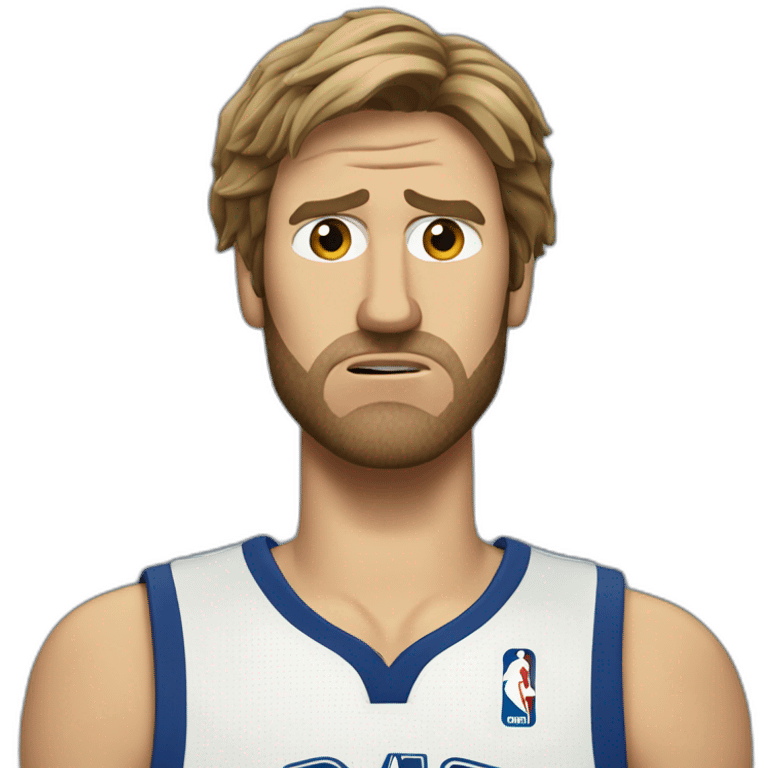 dirk nowitzki scowl emoji