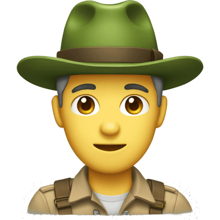 forest ranger hat emoji