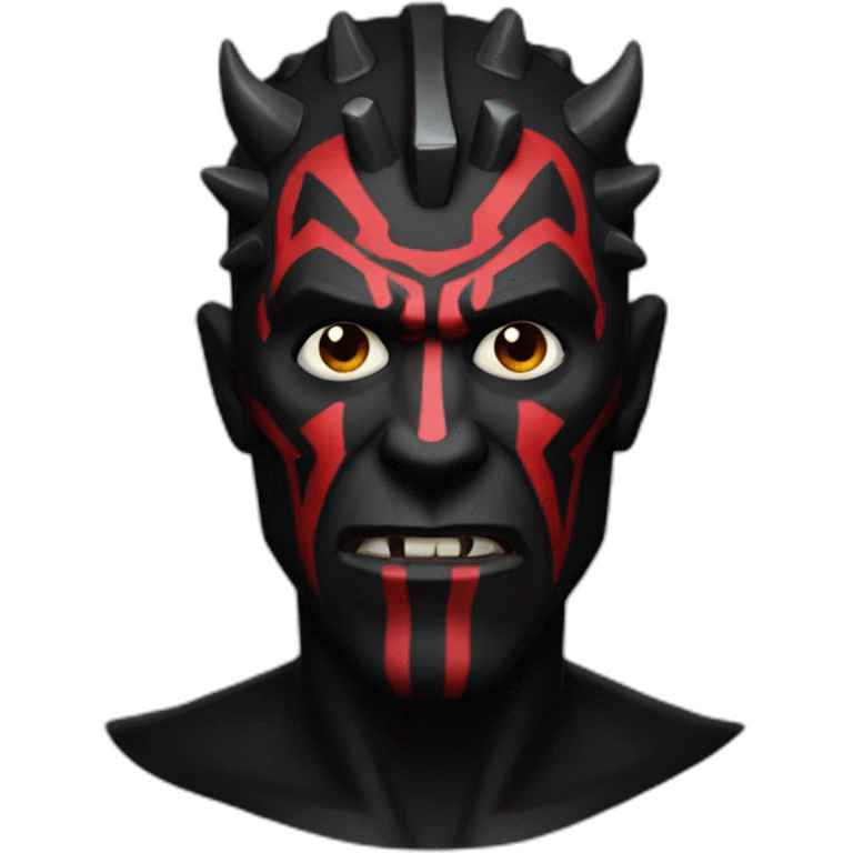 Dark maul emoji