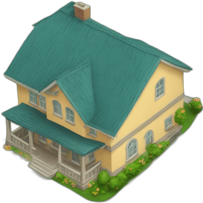 House from above emoji