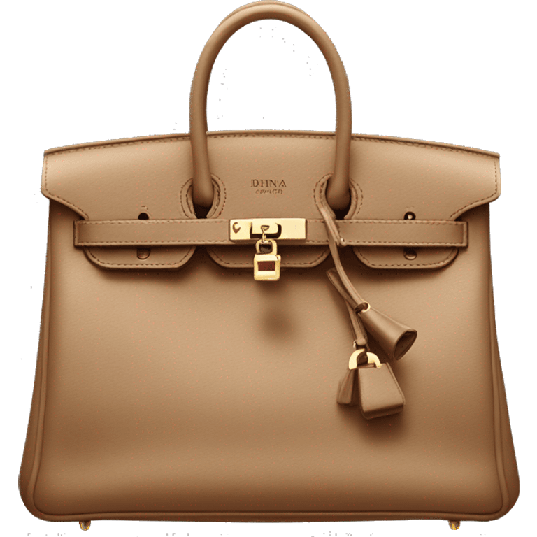 Bag birkin with name romana  emoji