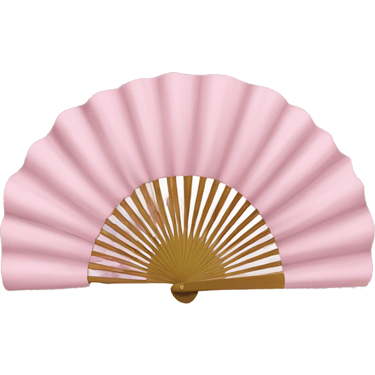 rococo pink fan emoji