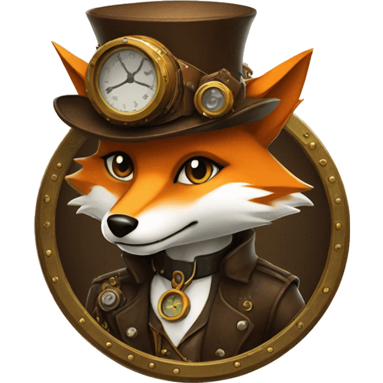 steampunk fox emoji