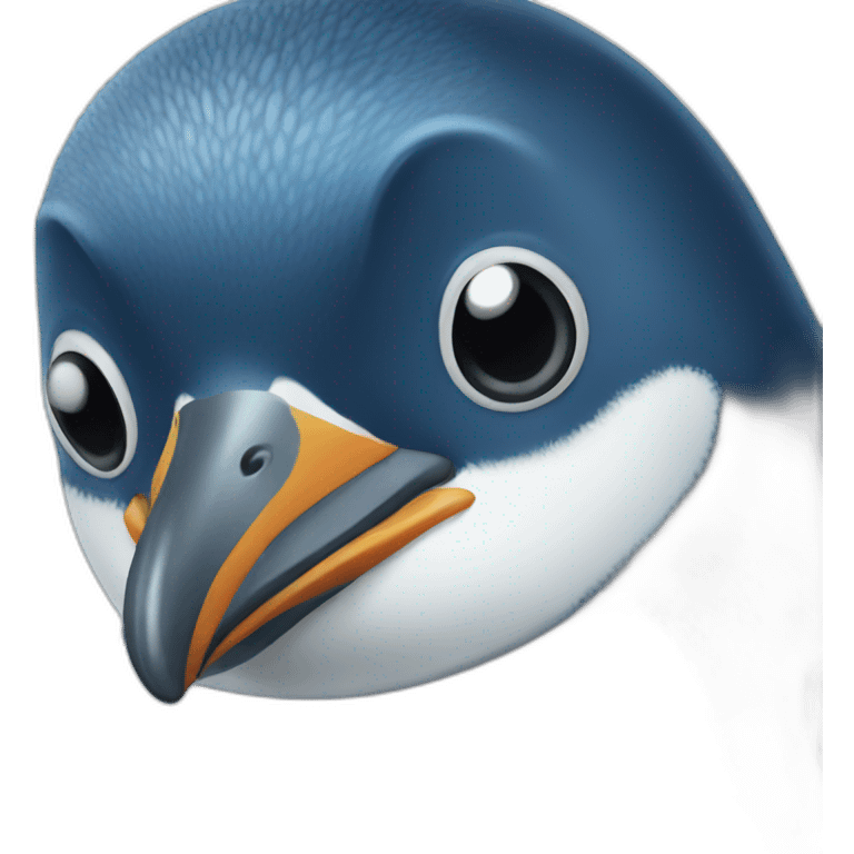 blue penguin emoji