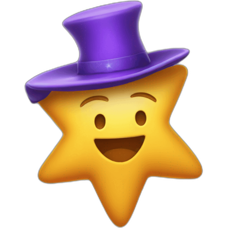 star out of a magic hat emoji