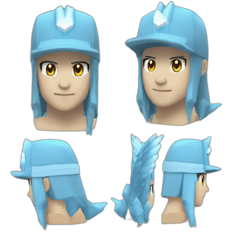 head hat ice Articuno pokemon pixelmon Minecraft delegate hot new emoji