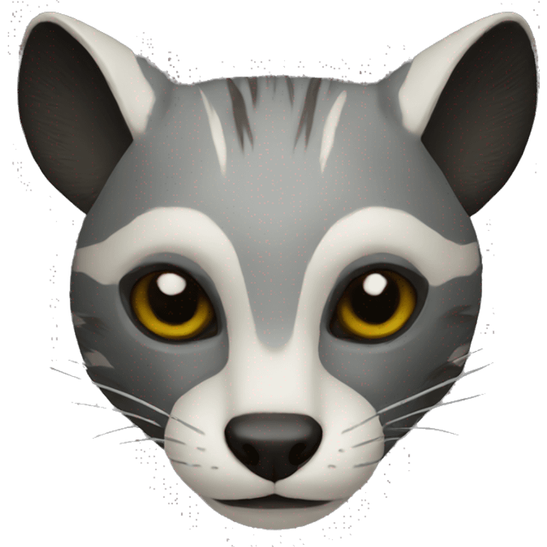 palm civet mask emoji