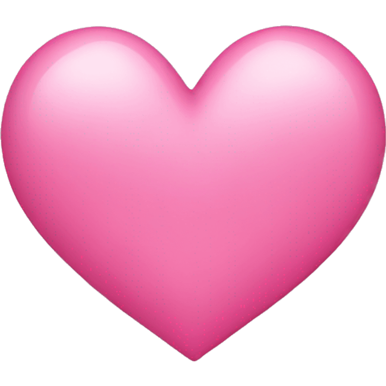 Pink heart.  emoji