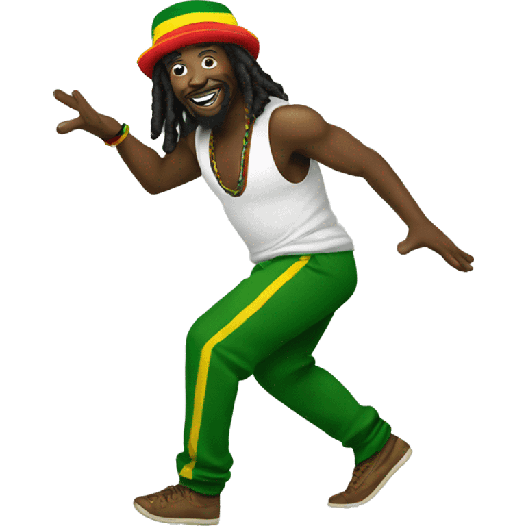 Jamaican reggae music dancer emoji