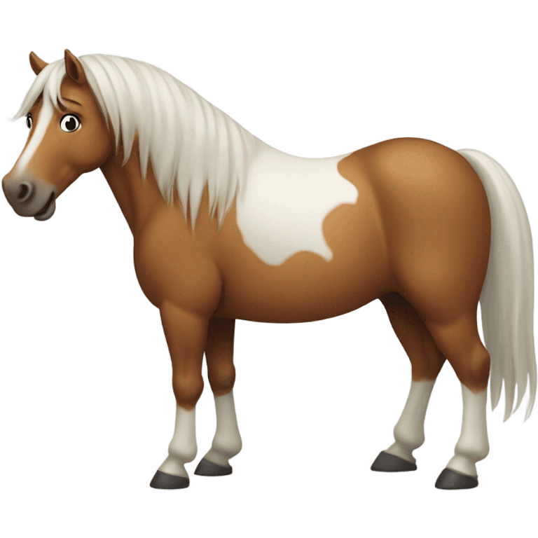 Happy horse emoji