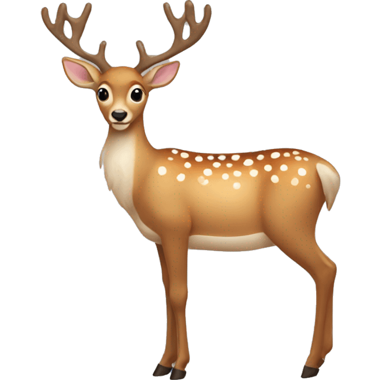 christmas deer emoji