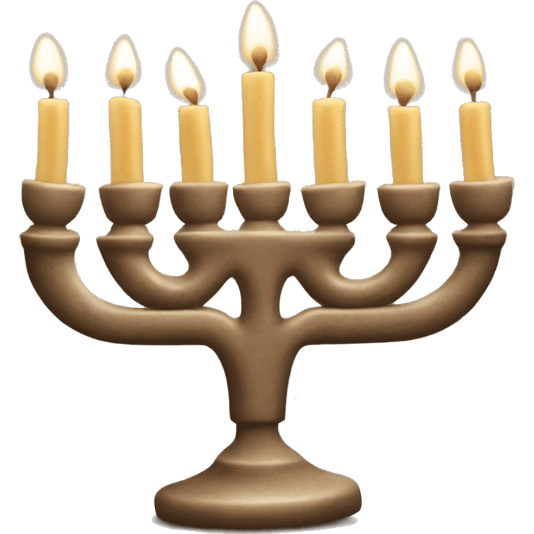 jewish menorah emoji