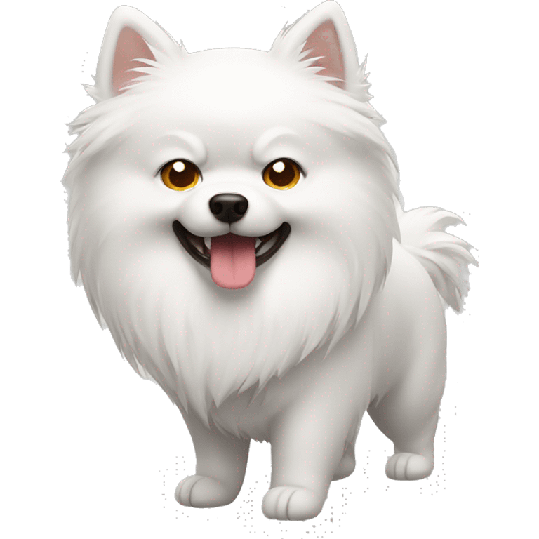 japanese spitz dog angry emoji